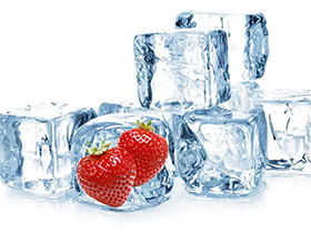 Photoshop合成實例教程，教你制作ps冰塊被冰凍住的水果合成效果